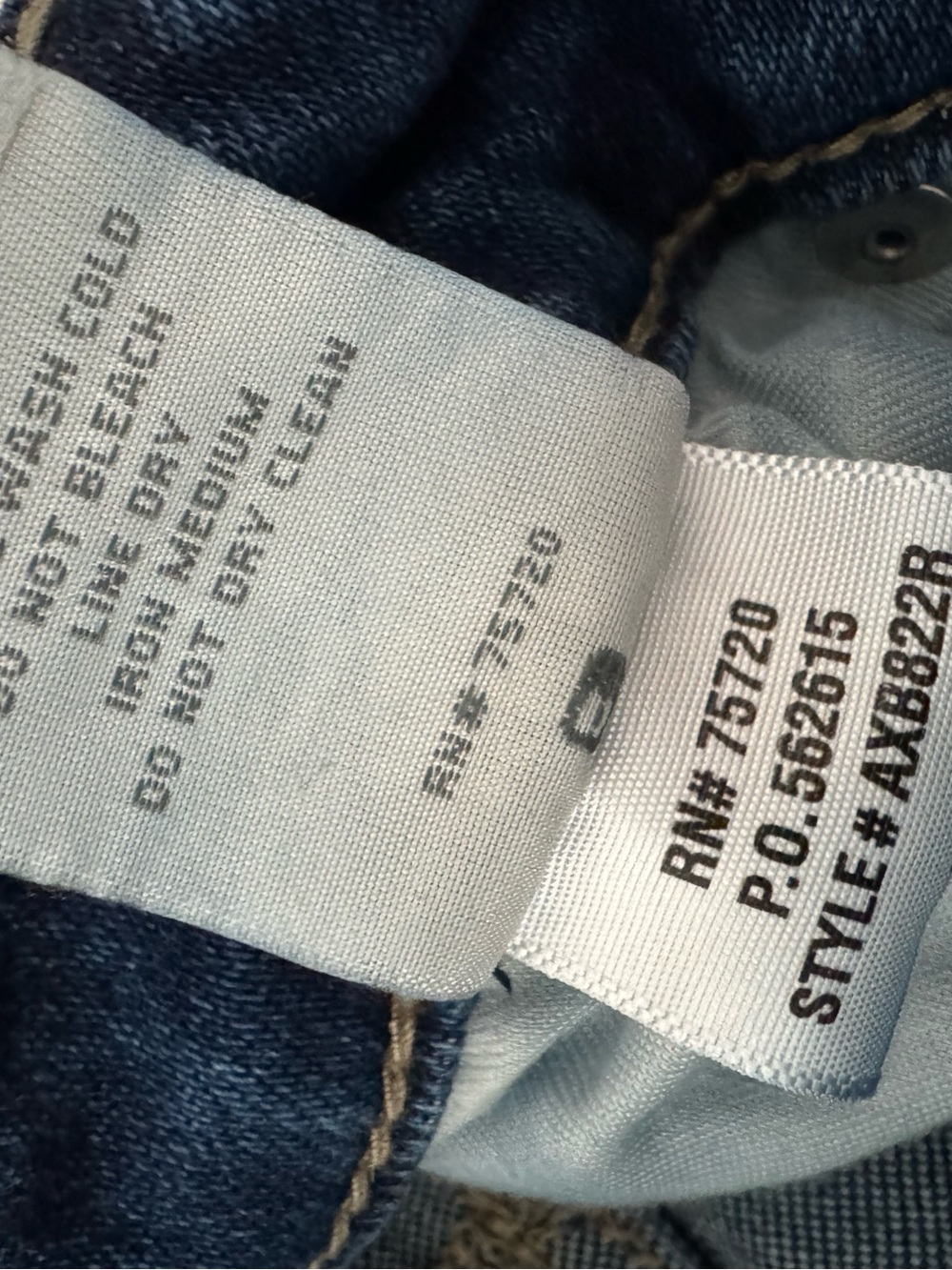 BKE Parker Dark Blue Distressed Flare Jeans - Picture 5 of 5